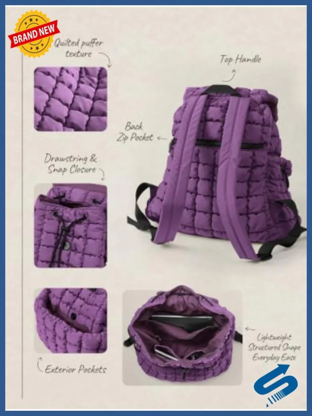 N/A chic quilted